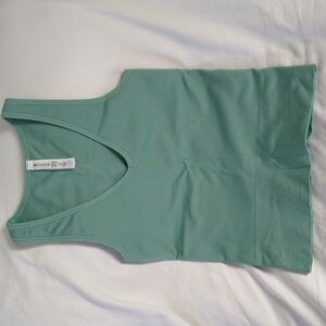 Athleta Signature Rib Tank - Sage Green Size XS